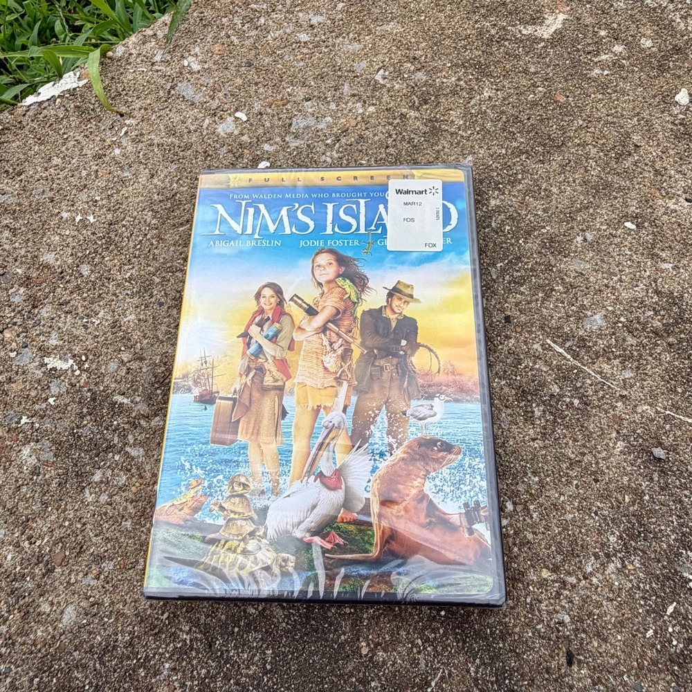Nim's Island DVD Full Screen Edition Abigail Breslin Jodie Foster Gerard Butler